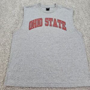 Starter Ohio State Buckeyes Mens Gray Muscle Tank Top XL‎